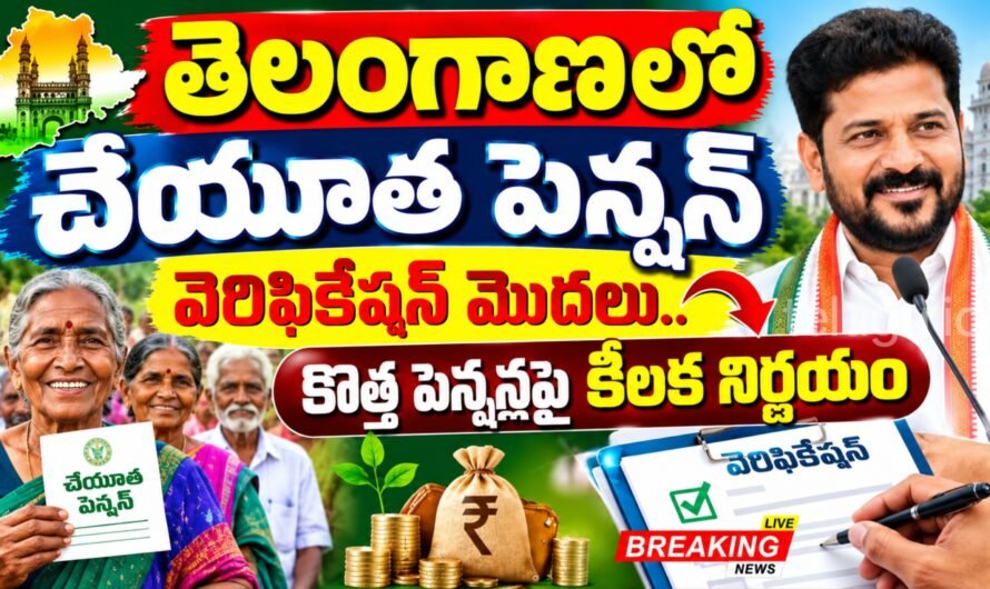 New Pensions: చేయూత పెన్షన్ వెరిఫికేషన్ ప్రారంభం.. కొత్త పెన్షన్లపై కీలక నిర్ణయం