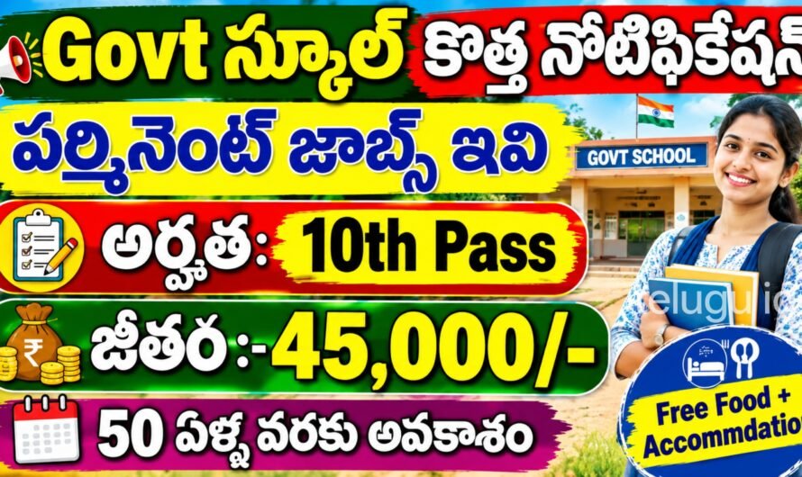 Sainik School Kapurthala Recruitment 2026: 10th, Inter అర్హతతో 6 ఉద్యోగాలు.. అక్టోబర్ 10 చివరి తేదీ
